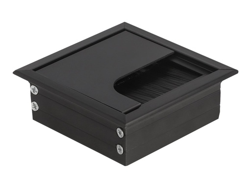 [66855] Delock Kabeldurchführung - Schwarz