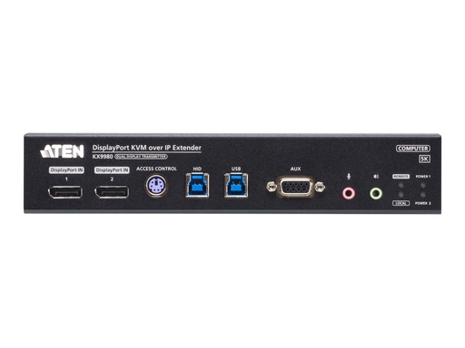 [KX9980T-AX-G] ATEN 5K DisplayPort Dual Display KVM over IP Transmitter