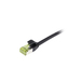 [S217912] Synergy 21 Patchkabel RJ45 CAT6A 500Mhz schwarz S-STP S/FTP slimline rund d - Kabel - Netzwerk