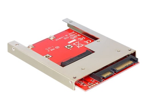 [61892] Delock Converter SATA 22 pin > mSATA with 2.5" Frame
