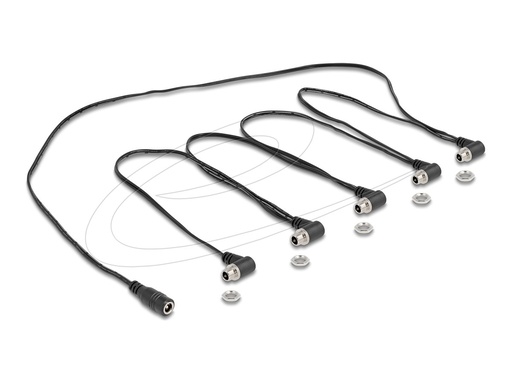 [90122] Delock Netz-Splitter - DC jack 2.1 x 5.5 mm (W)
