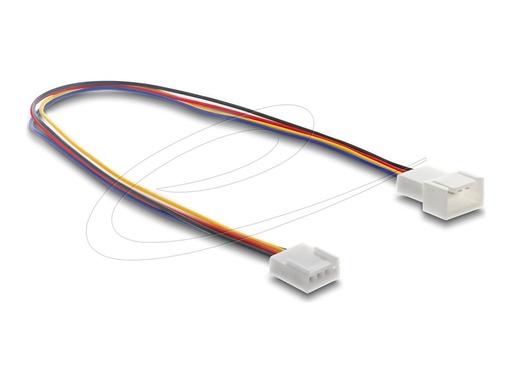 [90871] Delock Verlängerungskabel für Lüfterspannungsversorgung - 4-polig PWM (W)