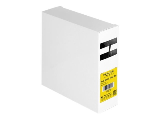 [19918] Delock Schrumpfschlauch - 15 m - Schwarz