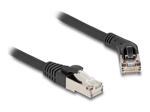 [80489] Delock Patch-Kabel - RJ-45 (M) nach rechts abgewinkelt zu RJ-45 (M)