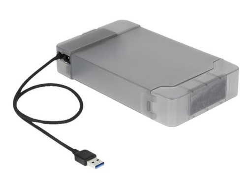 [64086] Delock USB Type-A to SATA Converter with 3.5" Protection Cover