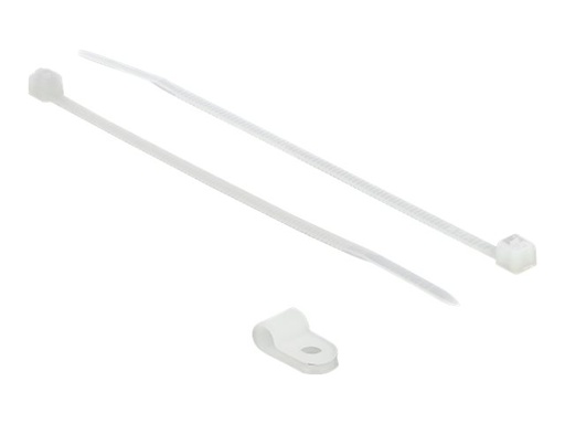 [18861] Delock Kabelbinder-Kit - 15 cm - weiß