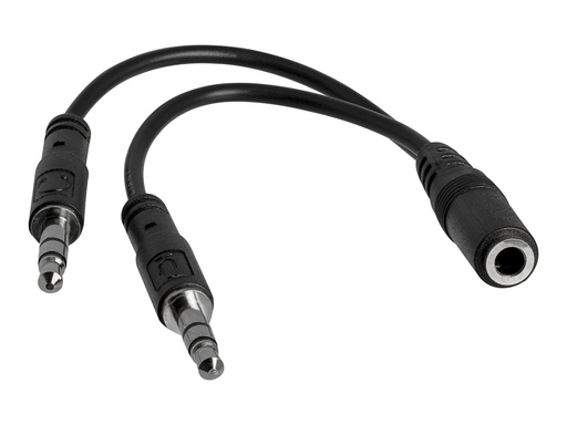 [MUYHSFMM] StarTech.com 3,5mm Audio Klinke Y Kabel - Headset