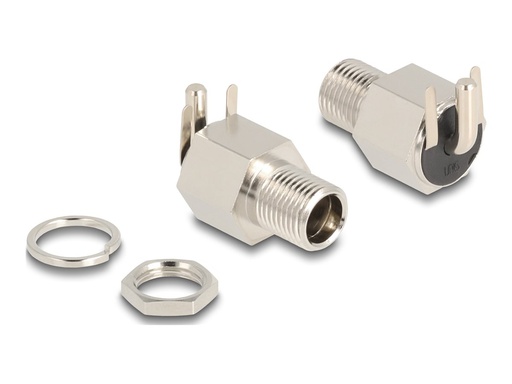 [90182] Delock Netzanschluss - DC-Anschluss 5,5 mm x 12 mm (Innendurchmesser: 2,5 mm)