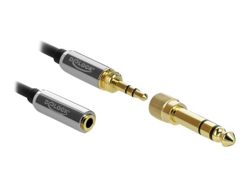 [85780] Delock Audio-Kabelkit - Schwarz