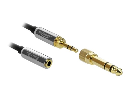 [85783] Delock Audio-Kabelkit - Schwarz