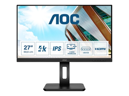 [U27P2] AOC U27P2 - LED-Monitor - 69 cm (27") - 3840 x 2160 4K UHD (2160p)