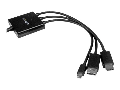 [DPMDPHD2HD] StarTech.com 2m HDMI, DisplayPort oder Mini DisplayPort auf HDMI Konverter Kabel - HDMI, DP oder Mini DP zu HDMI Adapterkabel - Videoadapter - HDMI, DisplayPort, Mini DisplayPort männlich zu HDMI, Mikro-USB Typ B (nur Strom)