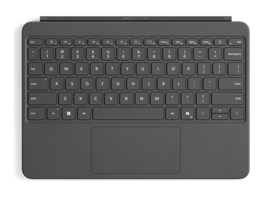 [EP2-32877] Microsoft Surface Pro Keyboard - 12-inch - Tastatur - mit Touchpad, Beschleunigungsmesser - hinterleuchtet - magnetische Dockingstation - QWERTZ - Deutsch - Slate - 70 % Verpackung aus recyceltem Papier - für Surface Pro for Business (12-inch)