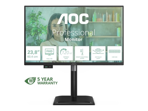 [24P4U] AOC 24P4U - LED-Monitor - 61 cm (24") - 1920 x 1080 Full HD (1080p)