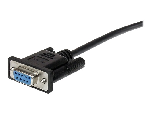 [MXT10050CMBK] StarTech.com 50cm Seriell DB9 RS232 Verlängerungskabel - RS 232 DB-9 Kabel Verlängerung- DB 9 (Stecker)