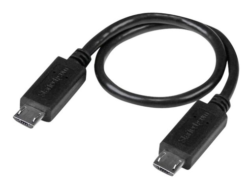 [UUUSBOTG8IN] StarTech.com 20cm USB OTG Kabel - Micro USB auf Micro USB - USB OTG Adapterkabel - St/St - USB-Kabel - Micro-USB Typ B (M)