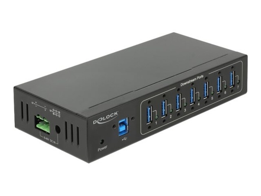[63311] Delock External Industry Hub 7 x USB 3.0 Type-A with 15 kV ESD protection