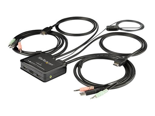 [SV211HDUA4K] StarTech.com 2 Port HDMI KVM Switch mit Kabeln