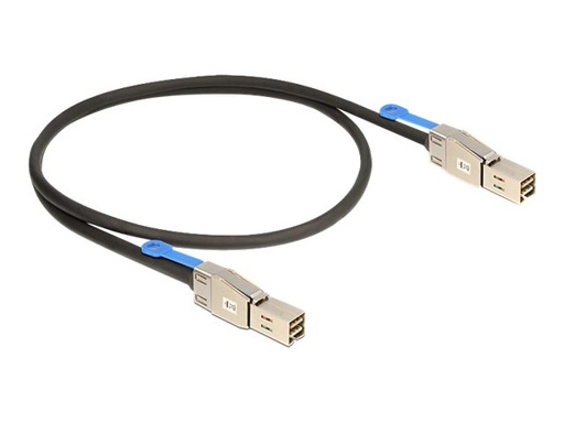 [83394] Delock Externes SAS-Kabel - SAS 12Gbit/s - 36-polig 4x Shielded Mini MultiLane (M)
