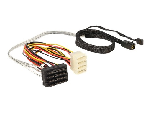 [83390] Delock Internes SAS-Kabel - mit Sidebands - SAS 6Gbit/s - interne SAS, 29-polig (SFF-8482)