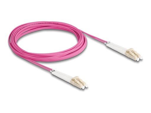 [88090] Delock Netzwerkkabel - LC Multi-Mode (M) gewinkelt zu LC Multi-Mode (M)