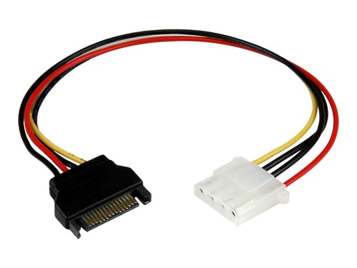 [LP4SATAFM12] StarTech.com 30cm SATA auf Molex LP4 Stromadapter - Bu/St - Serial ATA zu 4pin Stromkabel Adapter - Netzteil - interne Stromversorgung, 4-polig (W)