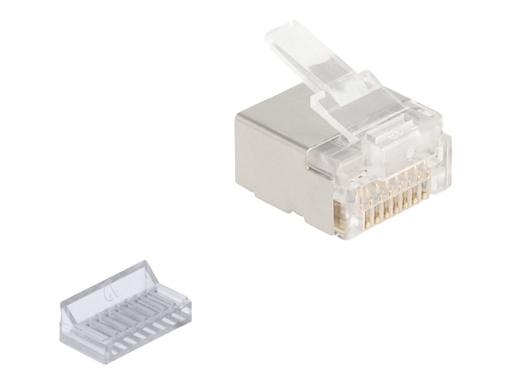 [67019] Delock Netzwerkanschluss - RJ-45 (M) - U/FTP - CAT 6a (Packung mit 100)