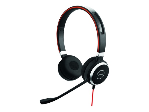[4Z20M81590] Lenovo Jabra EVOLVE 40 MS Stereo - Headset - On-Ear