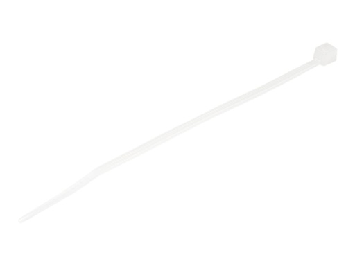 [CBMZT4N] StarTech.com Kabelbinder 100x2 mm - Selbstsichernde Nylon-Kabelbinder mit Gebogener Spitze, Bündeldurchmesser bis zum 22 mm, 8 kg Zugfestigkeit, 94V-2/UL, 100 Stück - Weiß (CBMZT4N)