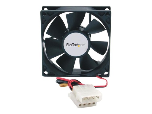 [FANBOX] StarTech.com 80mm Gehäuselüfter - 8cm Lüfter für PC Gehäuse mit LP4 Molex Stecker (80mmx80mmx25mm)