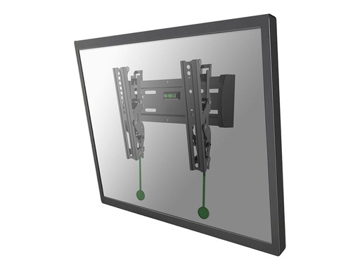 [NM-W125BLACK] Neomounts NM-W125 - Klammer - neigen - für LCD-Display - Schwarz - Bildschirmgröße: 25.4-100 cm (10"-40")