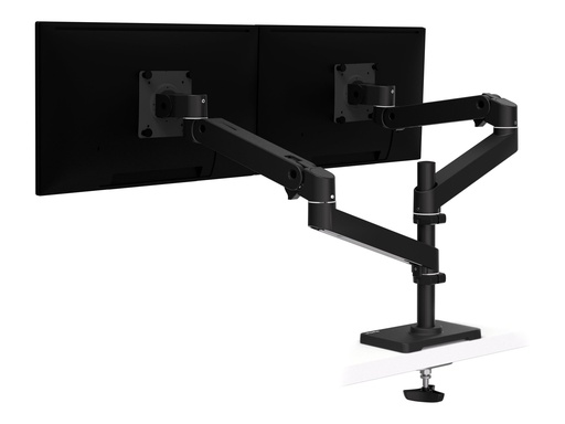 [45-710-292] Ergotron LX Pro - Befestigungskit (Doppelarm) - für 2 LCD-Displays - Lochplatte-Montage - Aluminium - Schwarz - Bildschirmgröße: bis zu 61 cm (bis zu 24 Zoll)