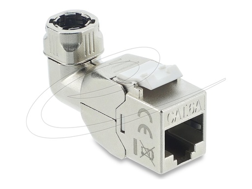 [90374] Delock Modulare Eingabe - toolfree, 90° angled, for cable diameter from 6.0