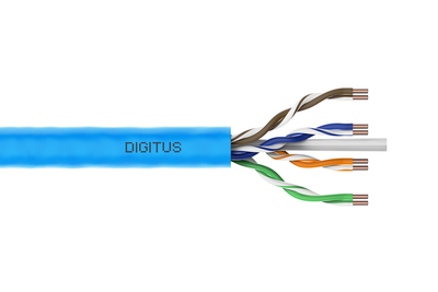 [DK-1615-A-VH-1] DIGITUS CAT 6A U/UTP Datenkabel - Verlegekabel, 100 m, Simplex, Cca