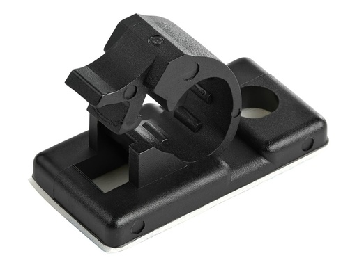 [CBMCC1] StarTech.com 100 Selbstklebende Kabelklemmen Klein - PC Kabelmanagement/Kabelhalterung - Kabel Organisator - Netzwerk/USB/Ethernet Kabelclips - Nylonklemme UL/94V-2 Brandklasse - Schwarz (CBMCC1)