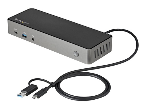 [DK31C3HDPDUE] StarTech.com USB-C USB-A Dock,Hybrid Triple Monitor