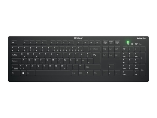 [AK-C8112-FU1-B/DE] Cherry Contour Active Key QuickClean AK-C8112 - Tastatur
