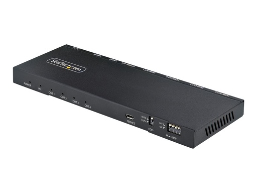 [HDMI-SPLITTER-44K60S] StarTech.com 4-Port 4K HDMI Splitter 1x4, 4K 60Hz HDMI 2.0, 4K Verteiler