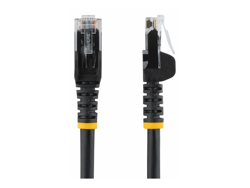 [N6PATC7MBK] StarTech.com 7m CAT6 Ethernet Cable, 10 Gigabit Snagless RJ45 650MHz 100W PoE Patch Cord, CAT 6 10GbE UTP Network Cable w/Strain Relief, Black, Wiring is UL Certified/TIA - Category 6 - 24AWG (N6PATC7MBK)