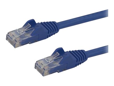 [N6PATC10MBL] StarTech.com 10m CAT6 Ethernet Cable, 10 Gigabit Snagless RJ45 650MHz 100W PoE Patch Cord, CAT 6 10GbE UTP Network Cable w/Strain Relief, Blue, Wiring is UL Certified/TIA - Category 6 - 24AWG (N6PATC10MBL)