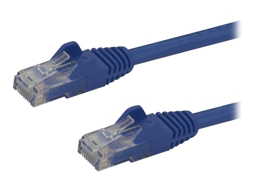 [N6PATC2MBL] StarTech.com 2m CAT6 Ethernet Cable, 10 Gigabit Snagless RJ45 650MHz 100W PoE Patch Cord, CAT 6 10GbE UTP Network Cable w/Strain Relief, Blue, Wiring is UL Certified/TIA - Category 6 - 24AWG (N6PATC2MBL)
