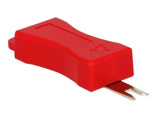 [86412] Delock Ausbauwerkzeug für LAN-Port-Blocker - Rot (Packung mit 4)