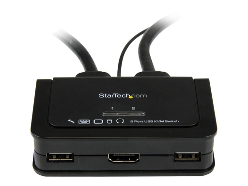 [SV211HDUA] StarTech.com 2 Port USB HDMI KVM Switch mit Audio und Fernschalter
