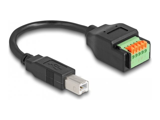 [66249] Delock USB-Adapter - 5-poliger Anschlussblock zu USB Typ B (M)
