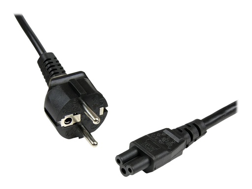 [PXTNB3SEU2M] StarTech.com 2 m Laptop Ladekabel, EU Schuko auf C5, 2,5A 250V, 18AWG, Notebook / Laptop Ersatzstromkabel, Laptop Netzteil Stromkabel, Kleeblatt/Mickey Mouse Netzkabel (PXTNB3SEU2M)