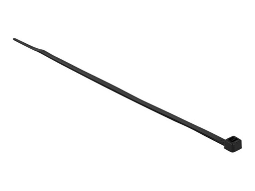 [19555] Delock Kabelbinder - wärmebeständig - 20 cm - Schwarz (Packung mit 100)