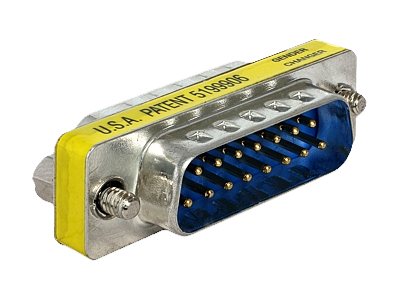 [65479] Delock Adapter Sub-D - Serieller Gender Changer - 15 pin D-Sub (DB-15)