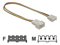 [82429] Delock Stromkabel - 4-Pin-Mini-Stromversorgungsstecker (M)