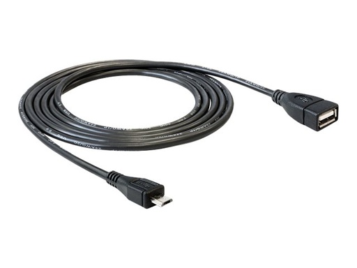 [83183] Delock USB-Kabel - Micro-USB Typ B (M) zu USB (W)