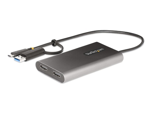 [109B-USBC-HDMI] StarTech.com Startech USB-C Dual HDMI Adapter - USB-C/USB